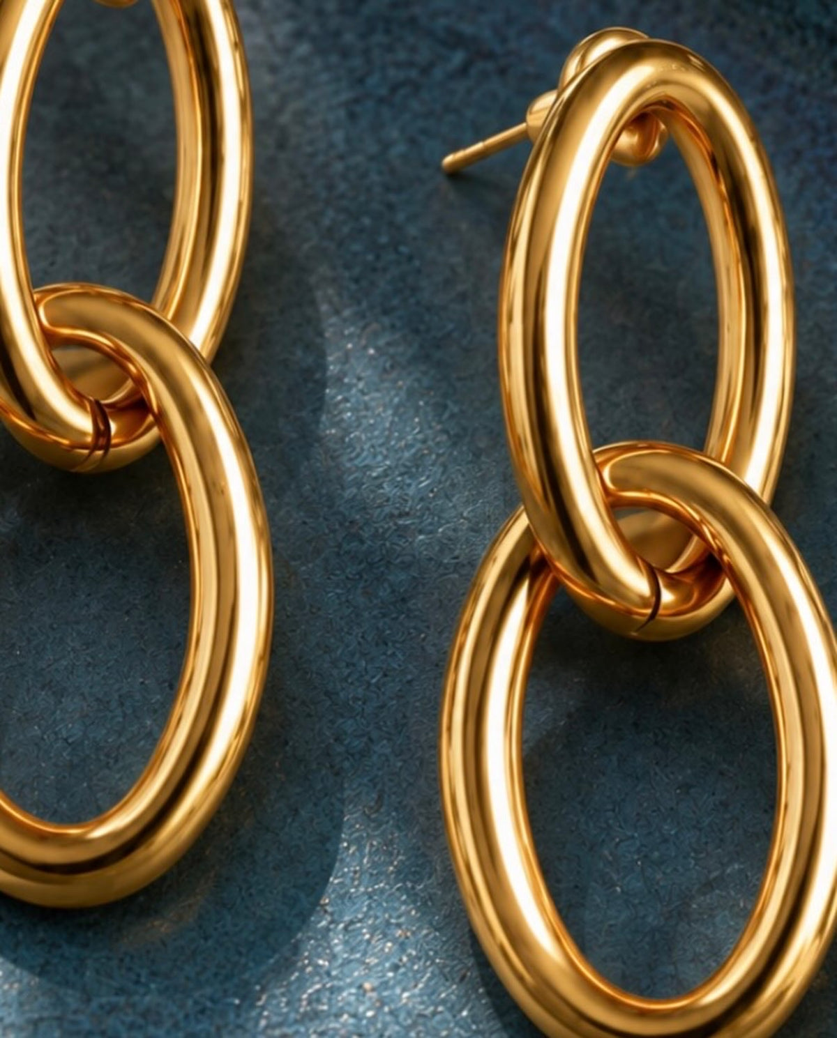 Statement Double Hoops