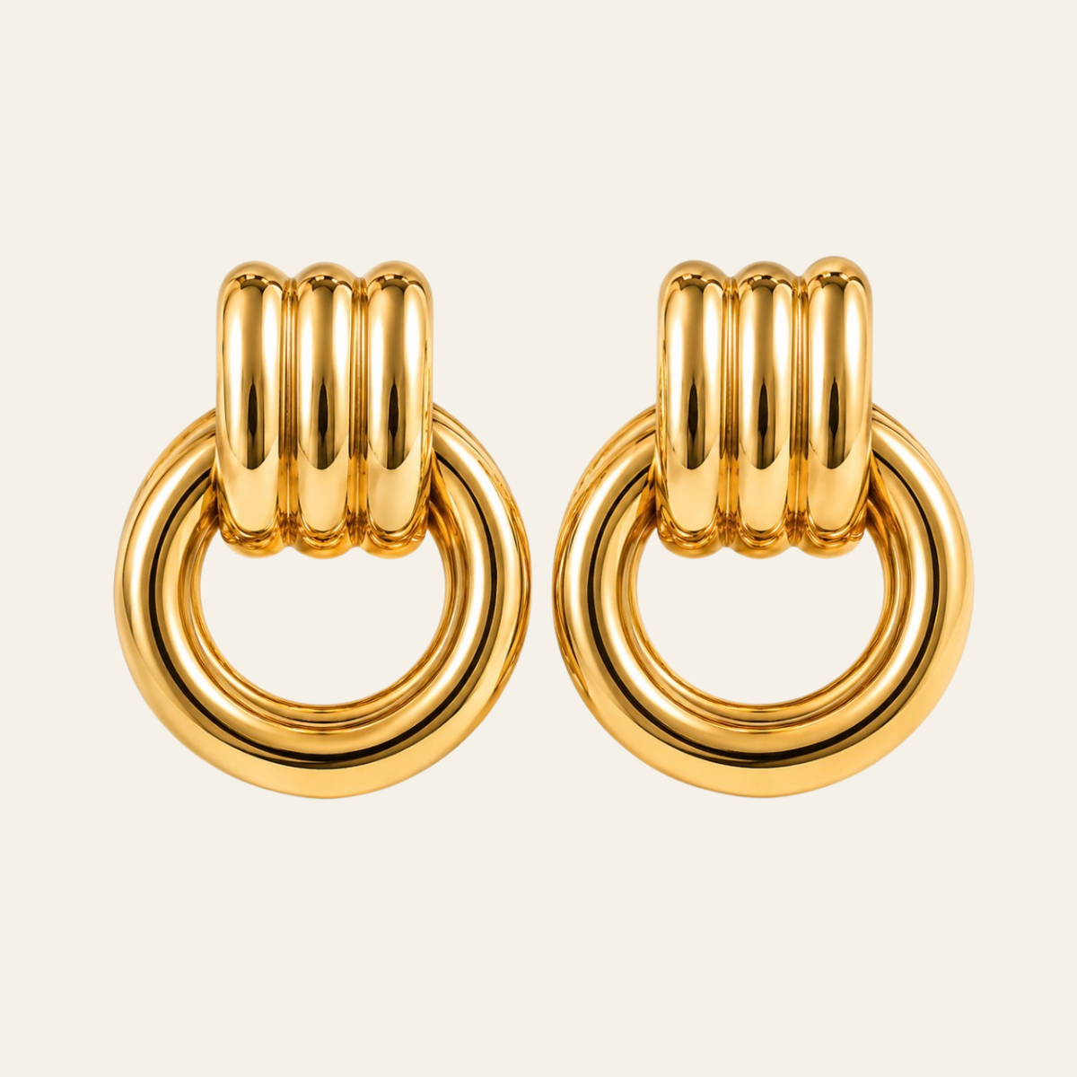 Golden Loop Studs