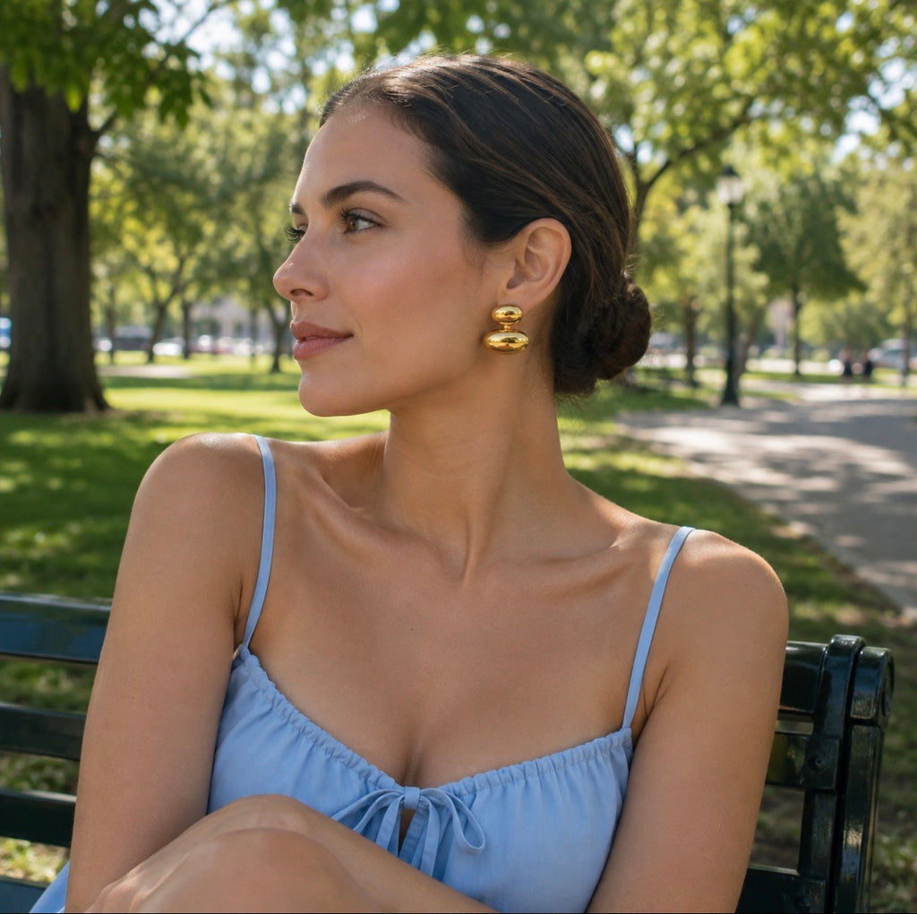 Dual Oval Studs