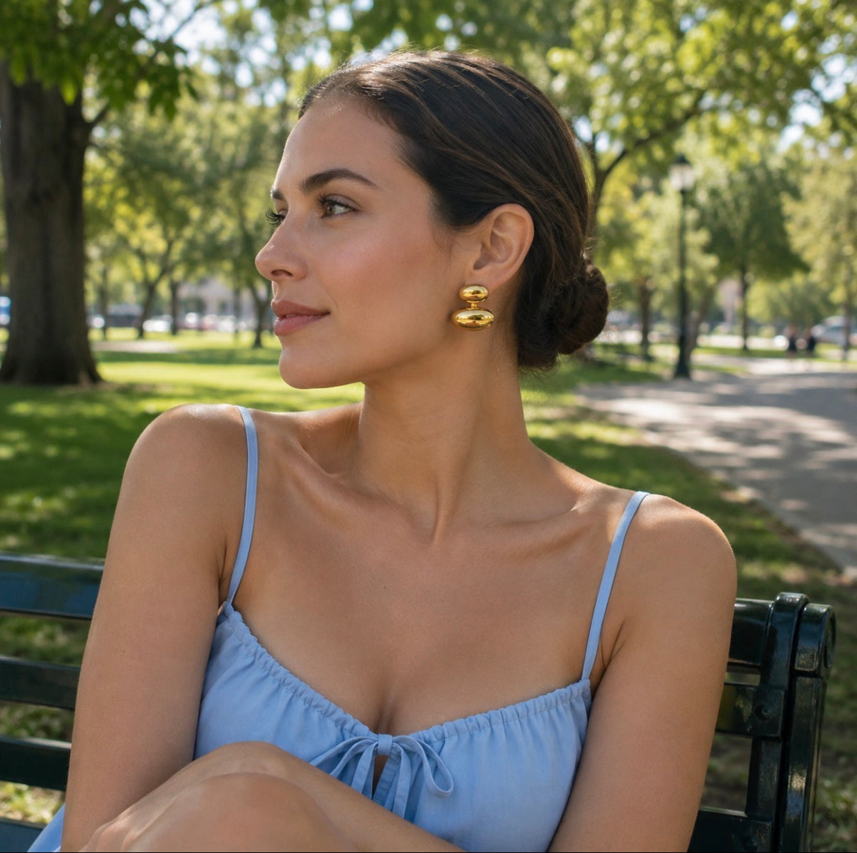 Dual Oval Studs