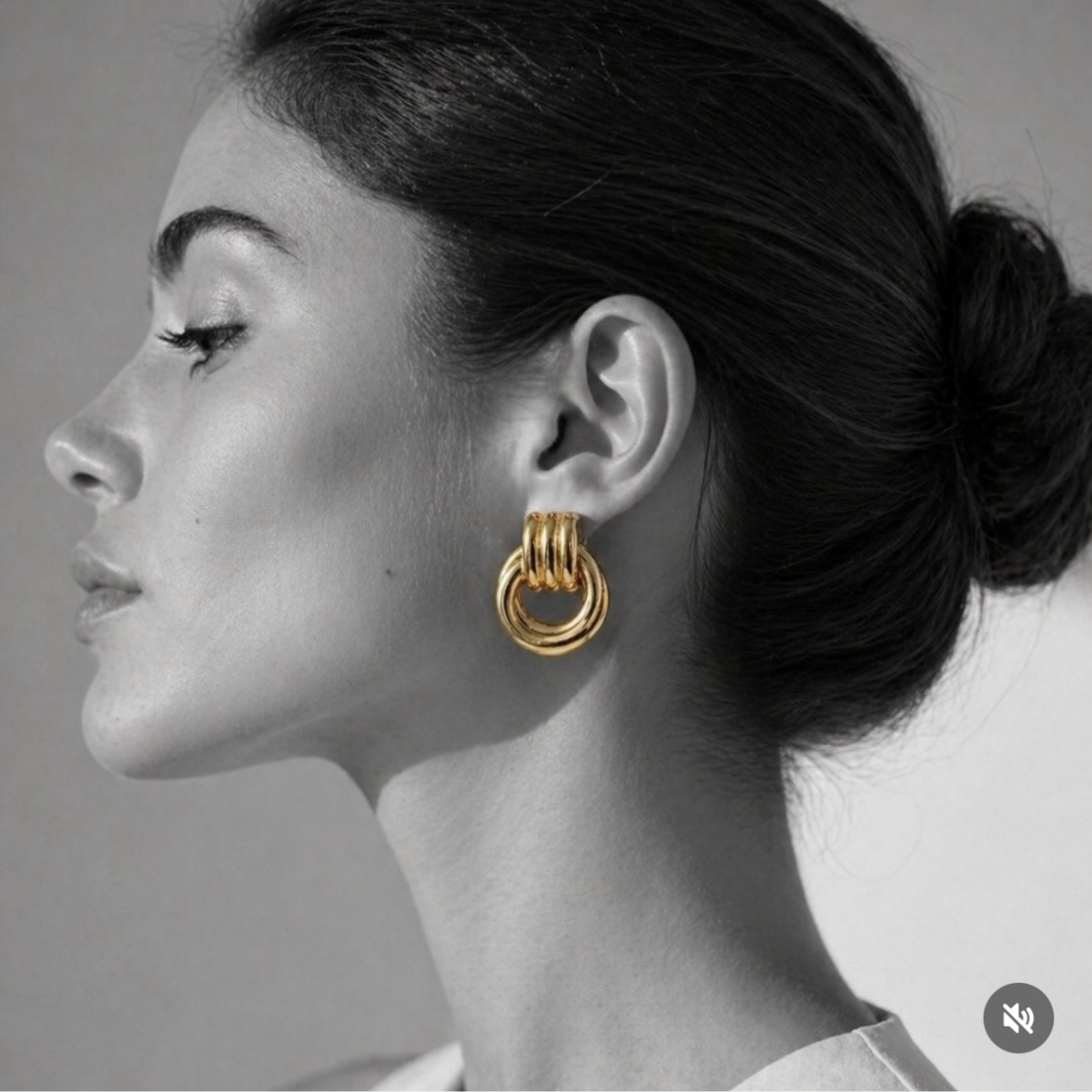 Golden Loop Studs